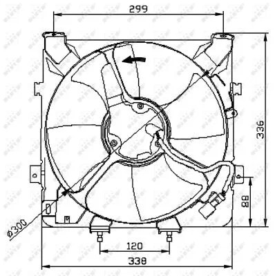 47041 ВЕНТИЛЯТОР CHLOD. HONDA