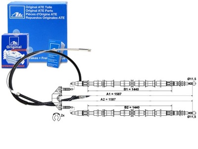 CABLE FRENOS DE MANO OPEL ASTRA G ASTRA G CLASSI  