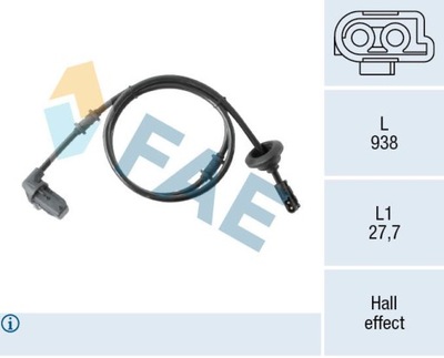 SENSOR ABS MERCEDES  