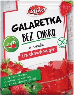 Galaretka truskawkowy Celiko 14 g