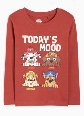 C&A BLUZKA 116 DŁUGI RĘKAW PSI PATROL