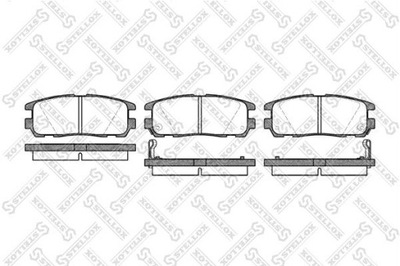 КОЛОДКИ ТОРМОЗНЫЕ OPEL MONTEREY A 91-98 ЗАД