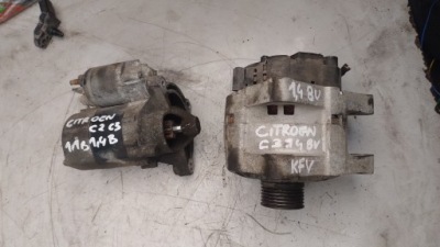 Citroen c2 c3 peugeot 206 1,4 8v генератор 1,1 фото №1
