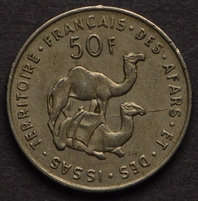 Terytorium Afarów i Isów - 50 franków 1975