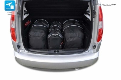 SKODA ROOMSTER 2006-2015 TORBY PARA DE MALETERO 4 PIEZAS  