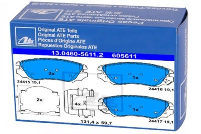 Тормозные колодки тормозные do chevrolet malibu 2.0 2.4 3.0 фото №1