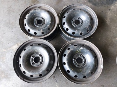 LLANTAS ACERO 4 PIEZAS 4X100 6JX15 ET43 FI60,1 RENAULT DACIA  