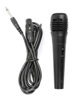 Mikrofon dynamiczny przewodowy 3m karaoke