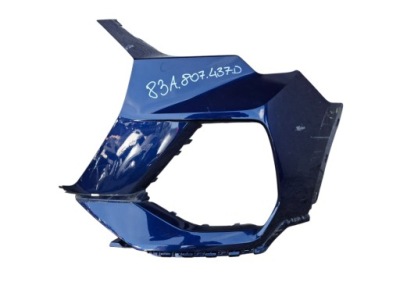 Audi q3 s-line 2019-25 rok 83a807437d левая часть бампера фото №1