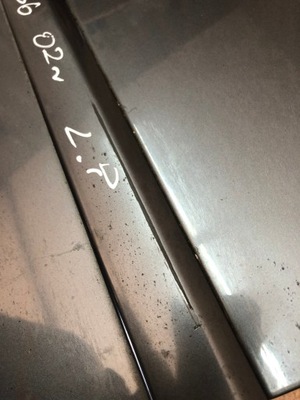 Audi a4 b6 молдинг двері лівий перед фото №1