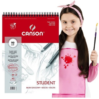 Blok Szkicowy CANSON Student A4 90g 100 arkuszy