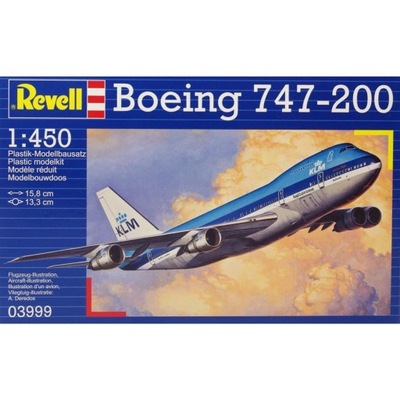 Boeing 747-200 - samolot plastikowy do sklejania REVELL