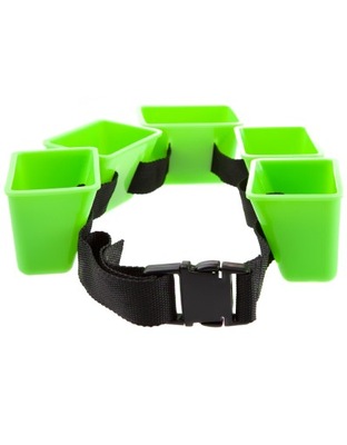 KUBECZKI OPOROWE KUBKI MAD WAVE BREAK BELT CZARNO ZIELONE M0827010