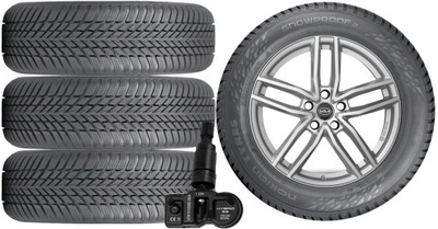 NUEVO RUEDAS INVIERNO KIA CARENS 3 3 NOKIAN 225/50R17+TPMS  