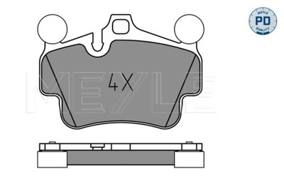 КОЛОДКИ HAM. PORSCHE T.- P. 911 997 04- - CAYMAN 04-