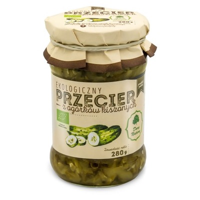 PRZECIER Z OGÓRKÓW KISZONYCH BIO 280 g