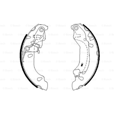 КОМПЛЕКТ КОЛОДОК ТОРМОЗНЫХ BOSCH 0 986 487 669