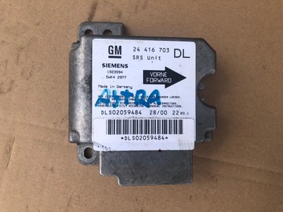 Датчик модуль подушка безпеки opel astra g 98-04 фото №1