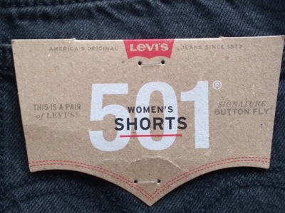 LEVI'S 501 SZORTY JEANSOWE DAMSKIE 29