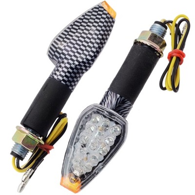 ПОВОРОТНИКИ УНИВЕРСАЛЬНЫЙ 008 LED (СВЕТОДИОД ) 14 DIOD CARBON