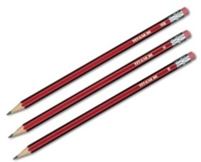 Ołówek Techniczny Z Gumką 6b Titanum 12szt.