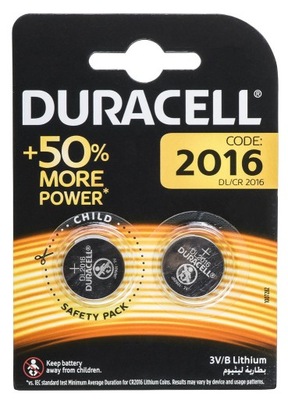 Bateria litowa Duracell CR2016 2 szt.