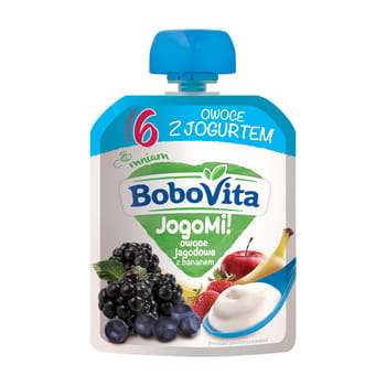 BoboVita JogoMi! Jogurt z owocami jagodowymi z ban