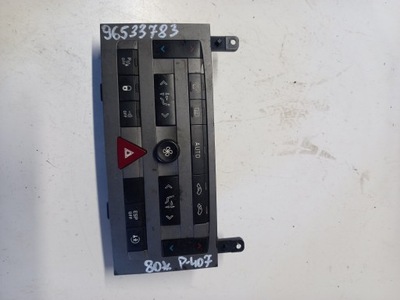 Панель кондиціонера peugeot 407 96533783 фото №1