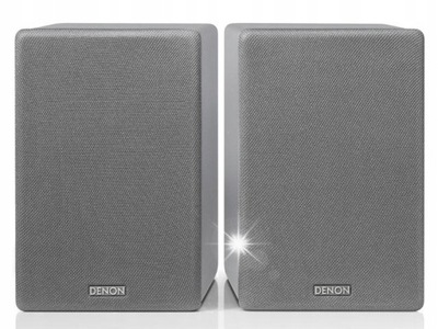 ZESTAW GŁOŚNIKOWY 2.0 KOLUMNY PODSTAWKOWE DENON SCN-10 GŁOŚNIKI SZARE PARA