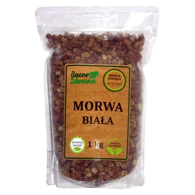 MORWA BIAŁA SUSZONA 1KG NATURALNA BEZ PESTEK