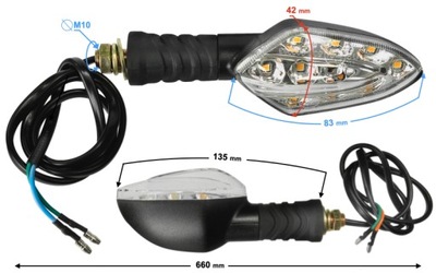 Kierunkowskazy tylne classic 125 kpl