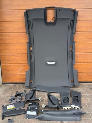 PODSUFITKA CZARNA RĄCZKI DASZKI AUDI A4 B8 LIFT KOMBI AVANT S-LINE KOMPLET