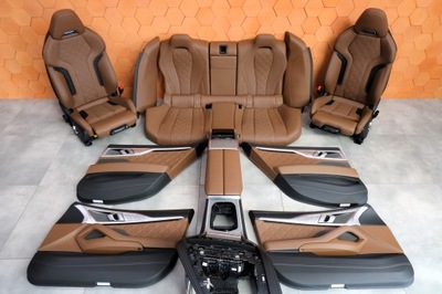 Bmw m8 f93 8' g16 m-power салон сиденья вентиляция merino taruma 15 km !!! фото №1