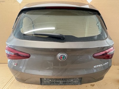 Alfa romeo stelvio кришка багажника комплектна колір 082 ідеальний стан фото №1