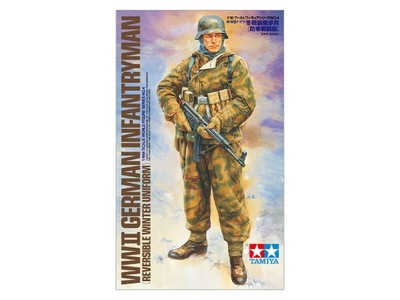 WWII German Infantryman (Reversible Winter Uniform) 1:16 Tamiya 36304