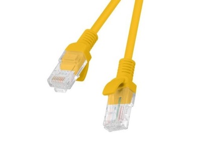 Kabel krosowy patchcord U/UTP kat.5e 0,25m pomarańczowy