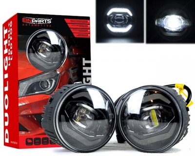 2 IN 1 LIGHT LAMPS DAYTIME LED DRL+ HALOGEN LAMPS NISSAN  