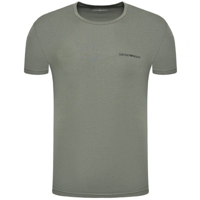 Emporio Armani męski t-shirt bawełna khaki 111267-1A717-06621 S