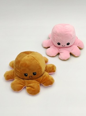 MASKOTKA PLUSZOWA OŚMIORNICZKA DWUSTRONNA PLUSZAK