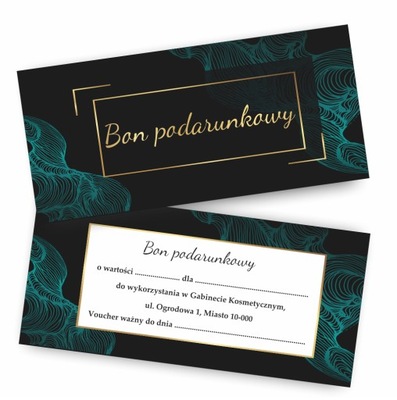 Bon, voucher podarunkowy DL 50 szt