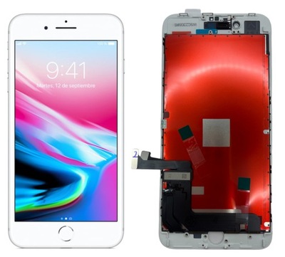 WYŚWIETLACZ LCD EKRAN DOTYK DO IPHONE 8 PLUS BIAŁY