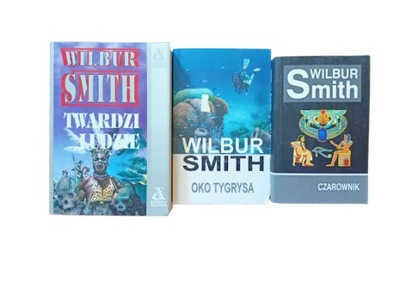 Wilbur Smith zestaw 4 książek stan dobry
