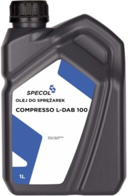 1L OLEJ SPECOL COMPRESSO L-DAB 100 DO SPRĘŻAREK PN-91/C-96073 ISO