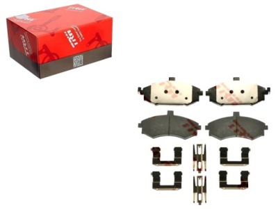 Trw gdb3378 набір гальмівних колодок гальмівних, гальма дискові фото №1