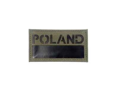 Naszywka flaga POLAND IRR lasercut Ranger Green