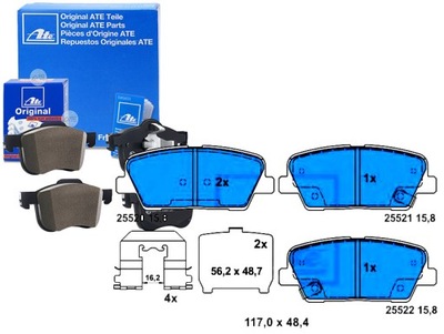 Тормозные колодки тормозные hyundai genesis grand santa fé sa фото №1