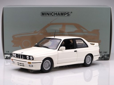 BMW M3 E30 - 1987, white Minichamps 1:18