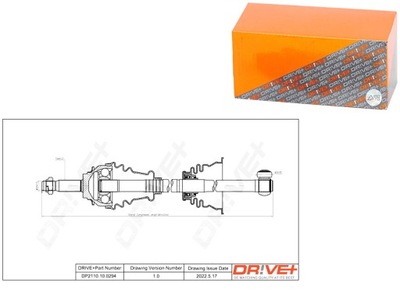 SEMI-EJE DE ACCIONAMIENTO DACIA SANDERO 08- L DRIVE+  