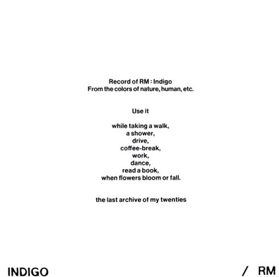 RM: INDIGO (WINYL)