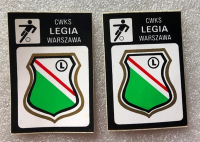 2 Nalepki Legia Warszawa - lata 90'